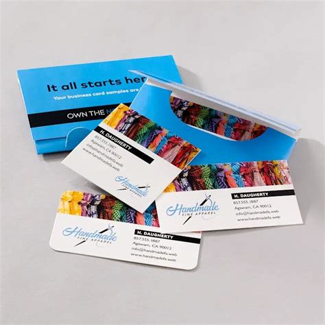 vistaprint business cards free samples.